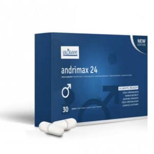 VALAVANI Andrimax 24 - AKCIA 20 + 10 kapsúl na podporu potencie Varianta produktu: Akcia 2+1 ZDARMA (90 kapsúl)