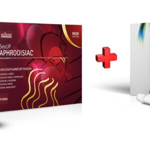 VALAVANI Akčný balíček: Tekuté afrodiziakum SexUP - 5x25ml + Maca Fresh Energy 90 kapsúl