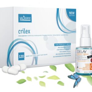 Akčný balíček: Crilex 120 kapsúl + Delay Sprej 50 ml