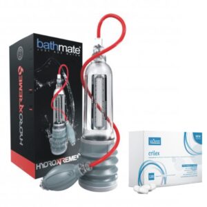 Akčný balíček: Hydro pumpa na penis HydroMax Xtreme X40 + Crilex + Delay Spray