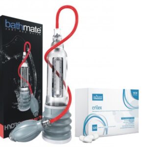 Akčný balíček: Hydro pumpa na penis HydroMax Xtreme X30 + Crilex + Delay Spray