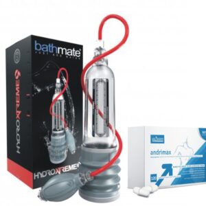 Akčný balíček: Hydro pumpa na penis HydroMax X40 Xtreme + Andrimax 120 kapsúl