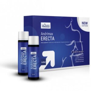 Andrimax ERECTA 5x25ml na podporu mužnosti 1 balenie 100ml: akcia 2+1 ZDARMA (15x25ml)