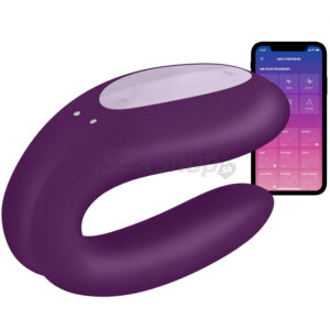 Satisfyer Double Joy fialový