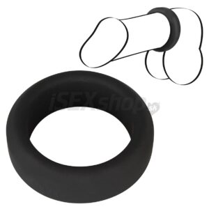 Silikónový erekčný krúžok na penis Black Velvets 3