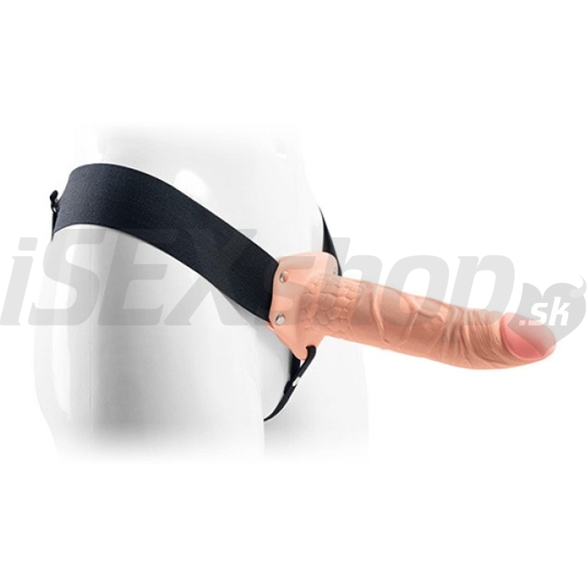 Real Rapture strap-on s dutinou na penis - telový 8