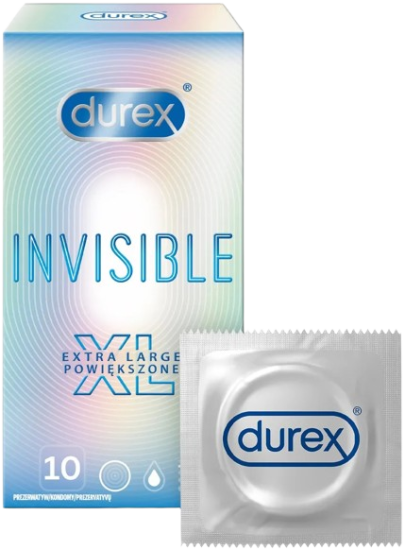 Durex Invisible – XL kondómy (10 ks)