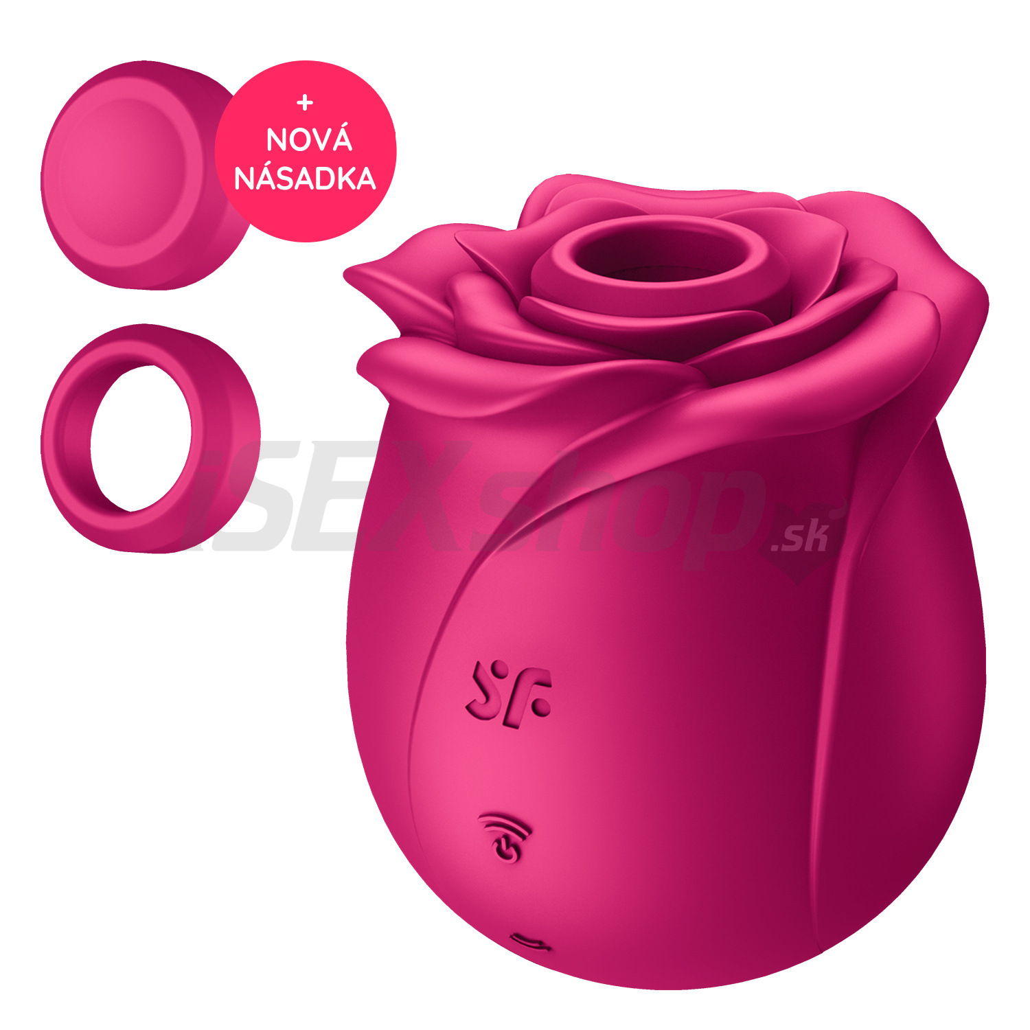 Satisfyer Pro 2 Rose Classic Rechargeable Air-Pulse Clitoral Stimulator Red