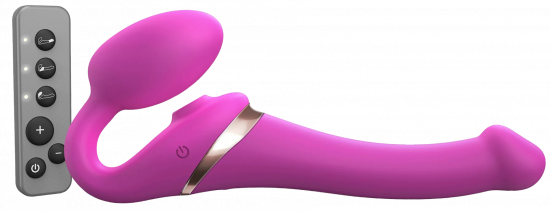Vibračný pripínací penis Multi Orgasm Bendable S s diaľkovým ovládaním (22