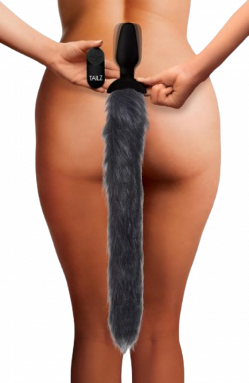 Vibračný análny kolík s diaľkovým ovládaním Furry Fox (53