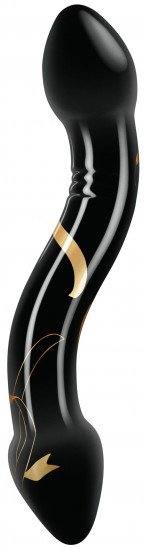 Sklenené dildo Handblow Double Ended (19 cm)