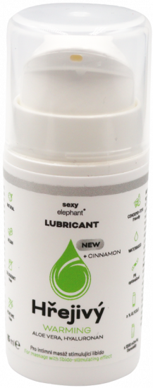 Cestovné balenie Hrejivý lubrikačný gél Sexy Elephant (15 ml)