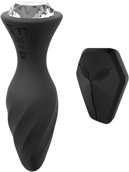 Vibračný análny kolík Diamond Vibe s diaľkovým ovládaním (12