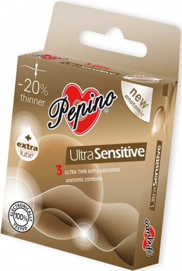 Pepino Ultra Sensitive – tenké kondómy (3 ks)
