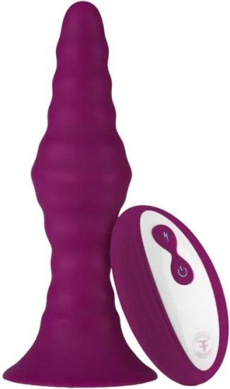 Vibračný análny kolík Pyra Large s diaľkovým ovládaním (15 cm)