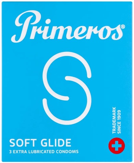 Primeros Soft Glide – extra lubrikované kondómy (3 ks)