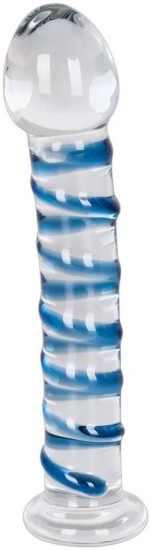 Sklenené dildo Arts Clair Bleu (17 cm)