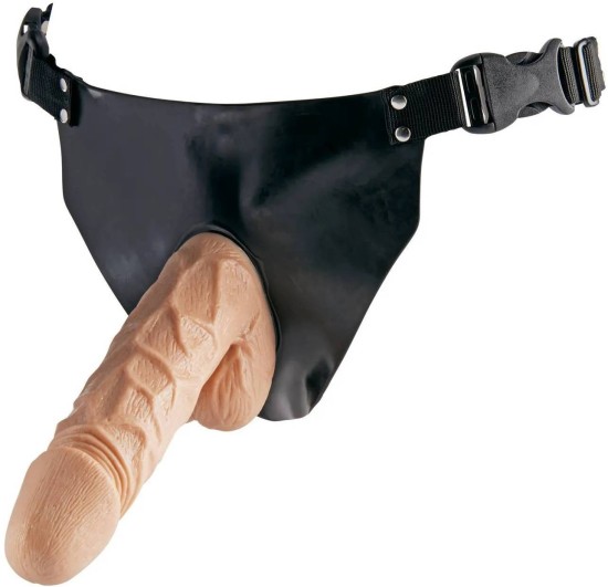 Gélový pripínací penis Real Cock (18 cm)