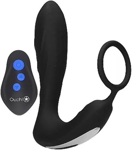 Análny kolík pre elektrosex Load of Pleasure s erekčným krúžkom a diaľkovým ovládaním (14
