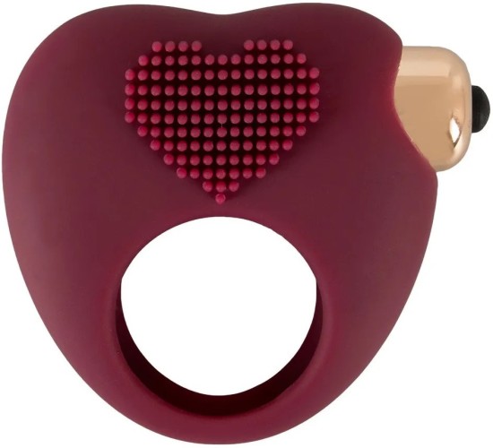 Vibračný erekčný krúžok Heart Wave