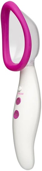 Automatická vibračná vákuová pumpa na vagínu Pink & White