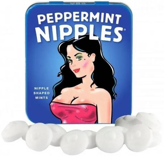Mentolové cukríky Nipples