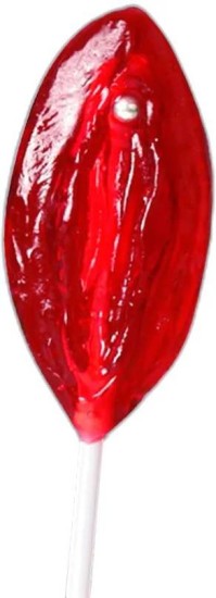 Jahodová lízanka Strawberry Yoni