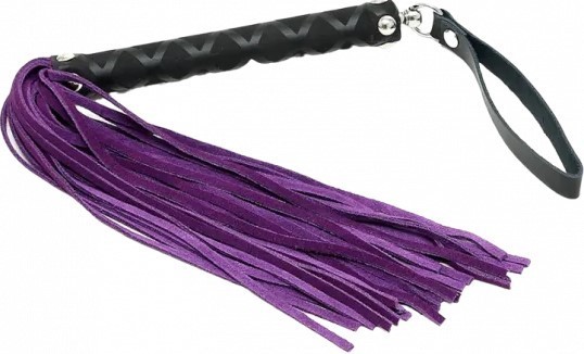 Kožené dôtky Purple Swish (35 cm)