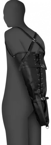 Vak na spútanie rúk Lace-up Full Sleeve Arm Restraint