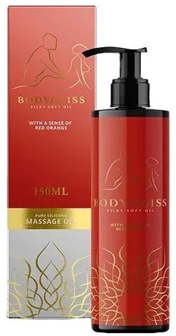 Silikónový masážny olej Red Orange (150 ml)