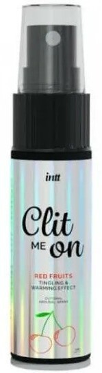 Stimulačný sprej Clit me on Red Fruits (12 ml)