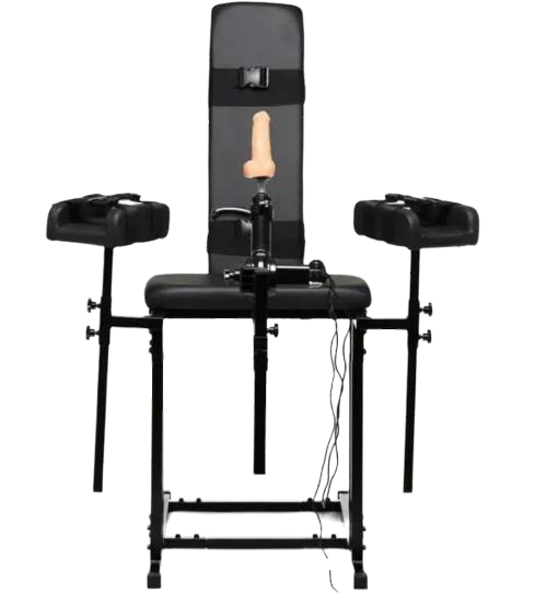 Obedience Chair with Sex Machine