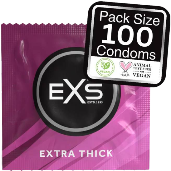EXS Extra Thick – zosilnené kondómy (100 ks)