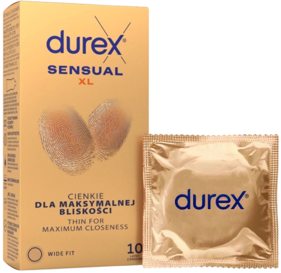 Durex Sensual – XL kondómy (10 ks)
