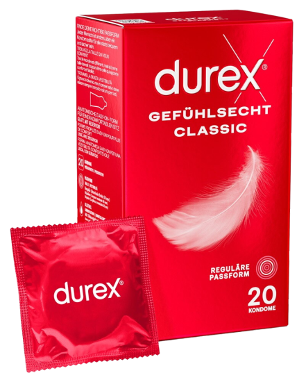 Kondómy Durex Gefühlsecht Classic