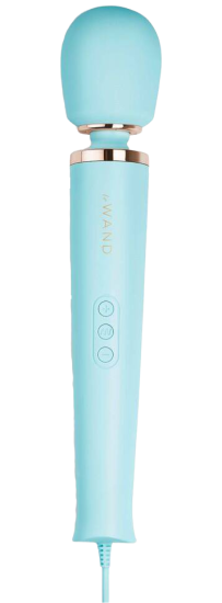 Powerful Plug-In Vibrating Massager Blue