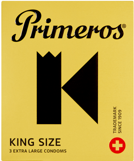 Primeros The King – extra veľké kondómy (3 ks)