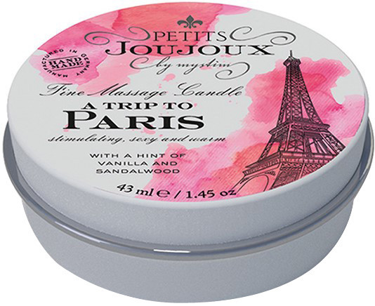Masážna sviečka Paris Romance