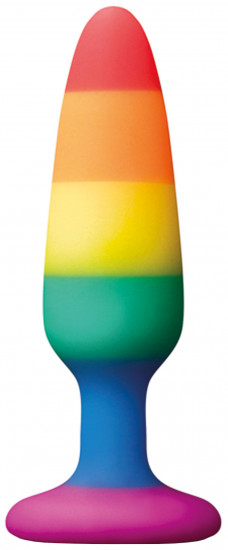 Análny kolík s prísavkou Rainbow Euphoria