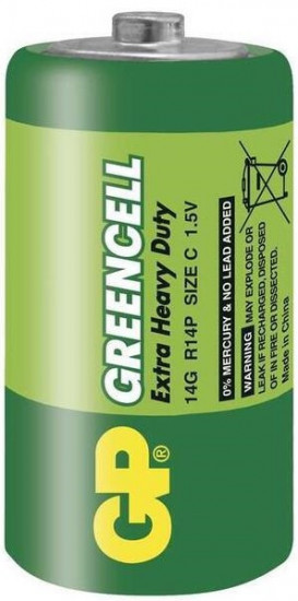 Batéria GP GreenCell R14 typ C