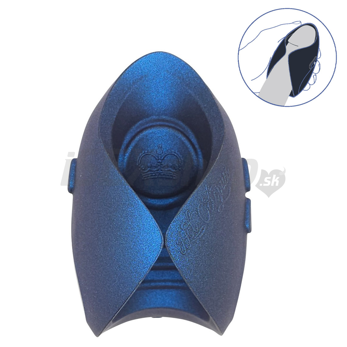 Pulse Solo Essential Dragon Eye - rechargeable masturbator blue