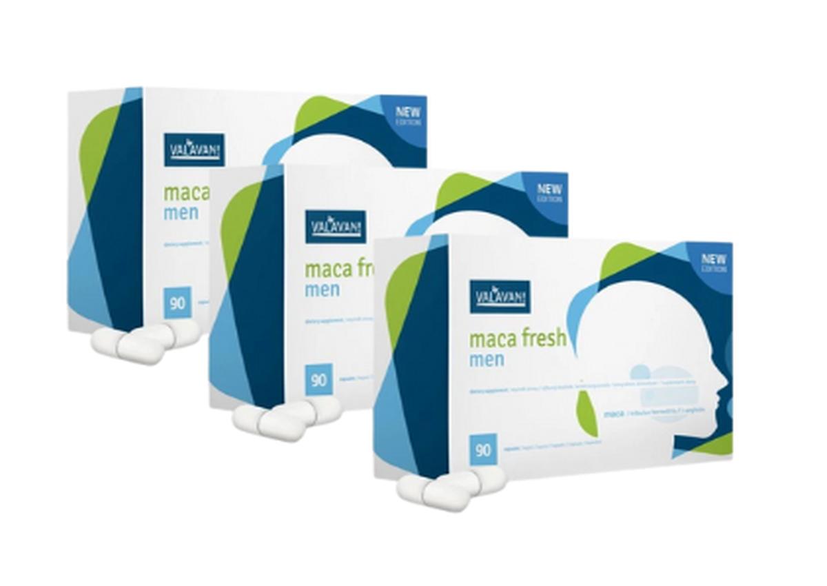 VALAVANI Maca Fresh Men Akcia 2+1 ZDARMA (270kapsúl )
