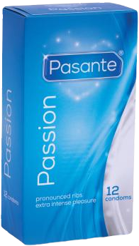 Pasante Passion Condoms - 12 pieces