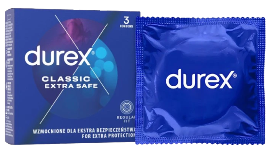 Durex Extra Safe - zosilnené kondómy (3 ks)