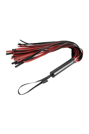 Kožená dôta Saffron Flogger Červená