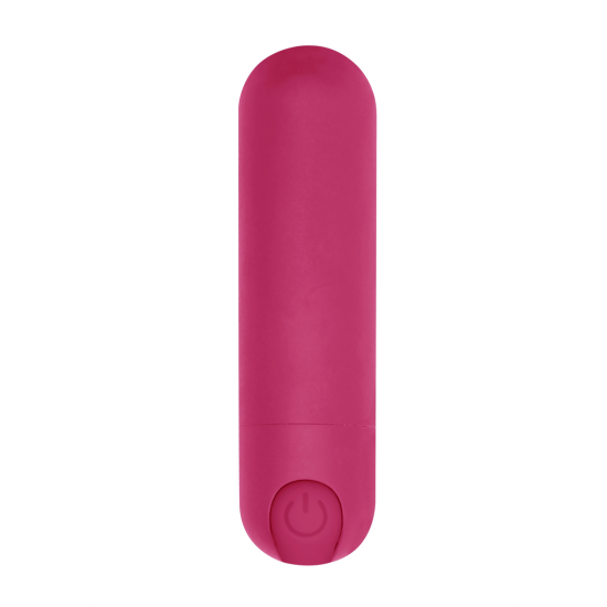 10 rýchlostní dobíjací mini vibrátor - Ružový