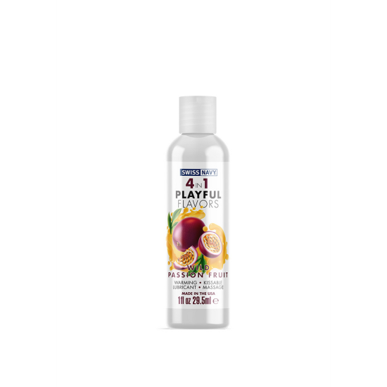 4 v 1 Lubrikant s príchuťou divokého marakuja - 30 ml