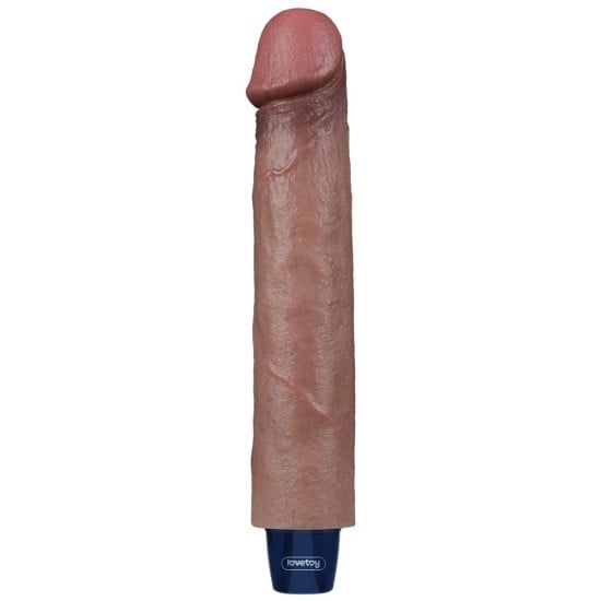 9" REAL SOFTEE nabíjateľné silikónové vibračné dildo