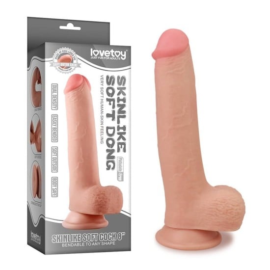 8" Mäkký rozkošný úd Skinlike