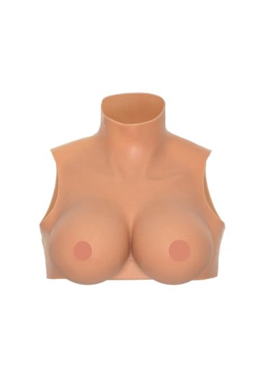 Nositeľný crop top s prsiami veľkosti G